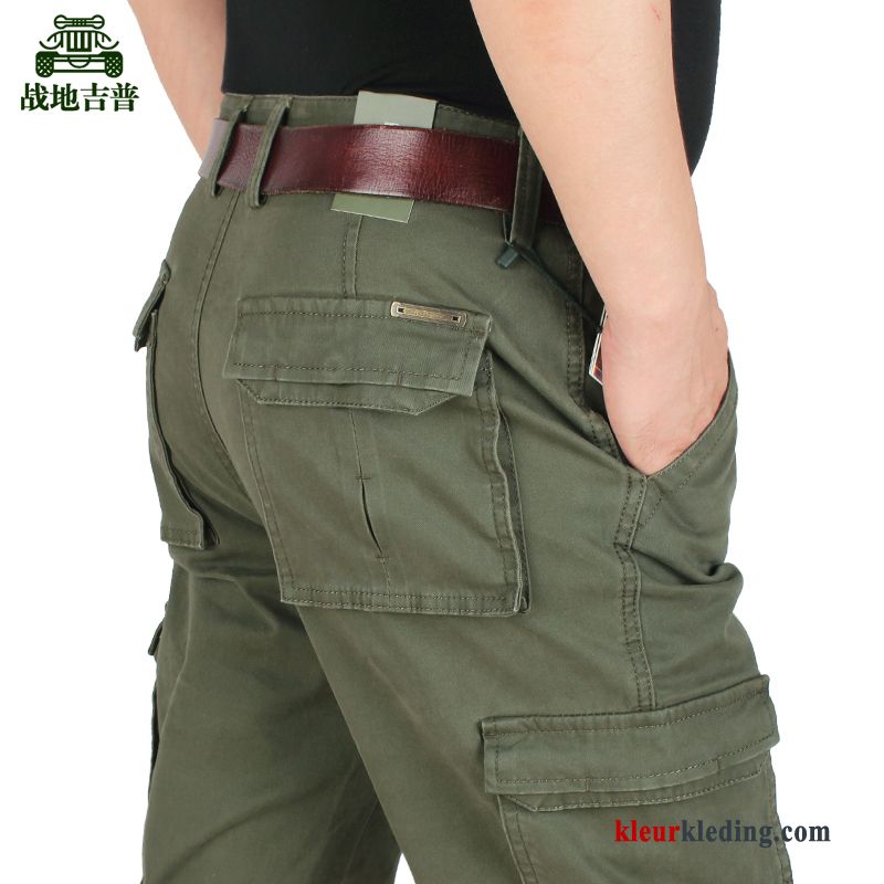 Verdikken Losse Grote Maten Broek Outdoor Lange Cargo Broek Heren