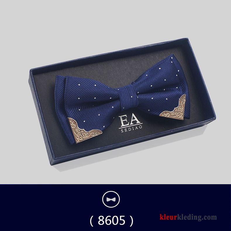 Vlinderdas Beste Mannen Brits Huwelijk Bruidegom Dames Heren High End Rood Blauw Zwart