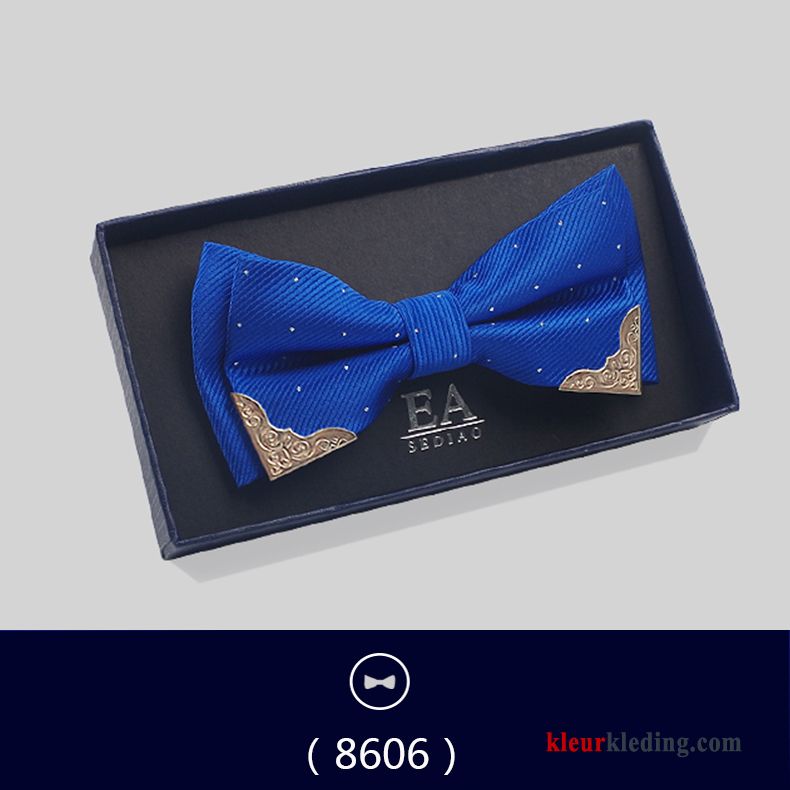 Vlinderdas Beste Mannen Brits Huwelijk Bruidegom Dames Heren High End Rood Blauw Zwart