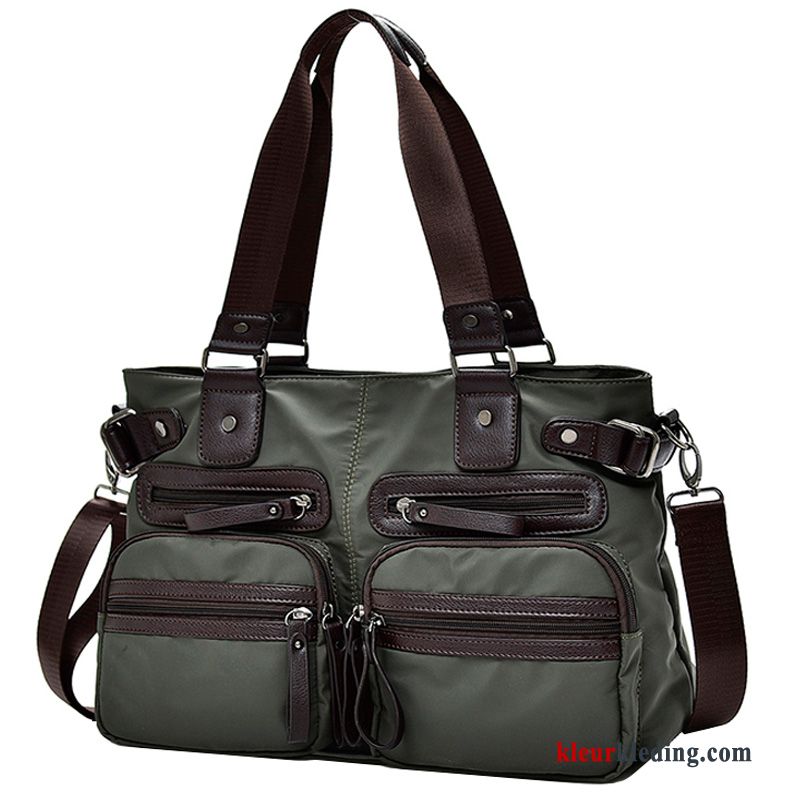 Wandelrugzak Casual Nylon Reizen Trend Heren Tas Messenger Tas Geschiktheid