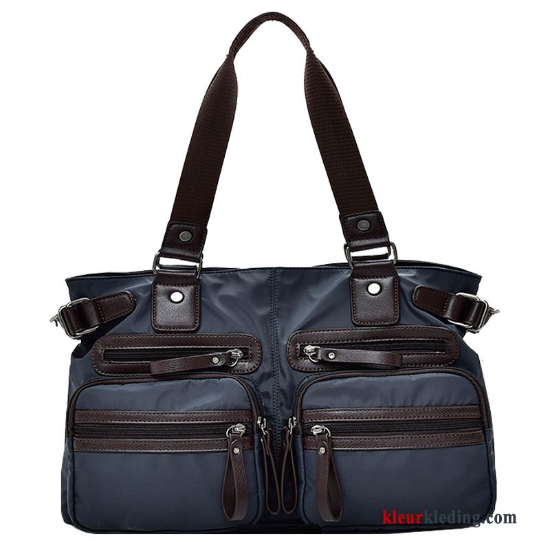 Wandelrugzak Casual Nylon Reizen Trend Heren Tas Messenger Tas Geschiktheid