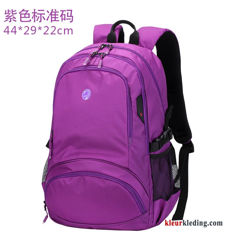 Wandelrugzak Lichte Alpinisme Purper Outdoor Reizen Casual Rugzak Schooltas Dames