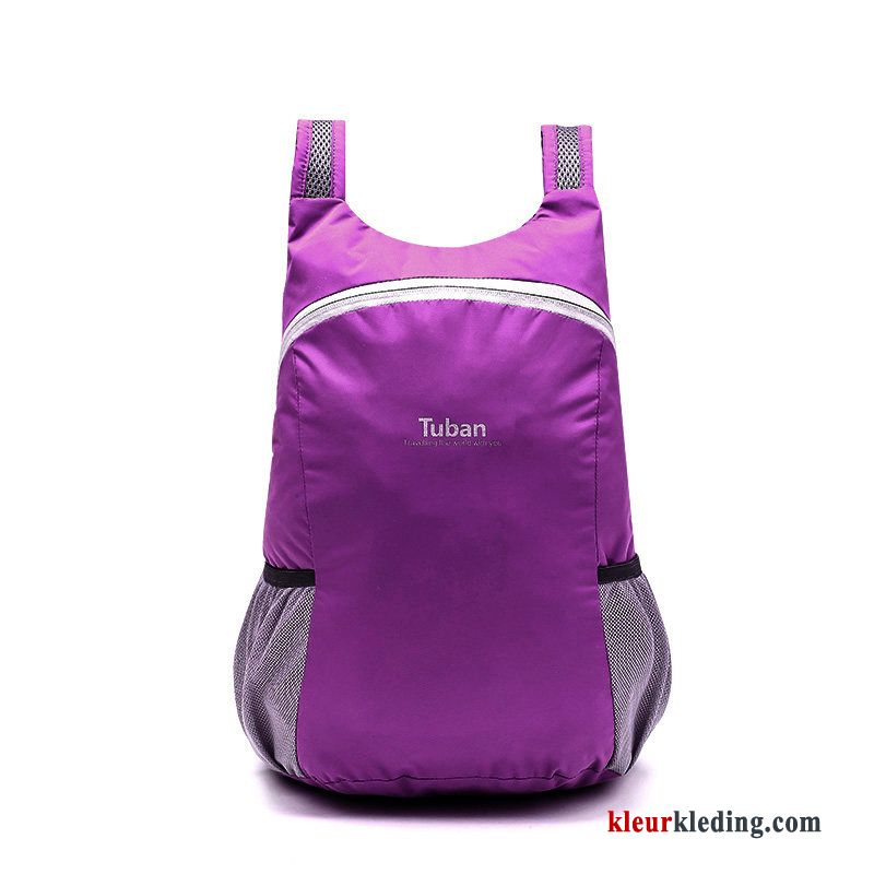 Wandelrugzak Ultra Licht Rugzak Portable Sporttas Purper Dames Outdoor Heren