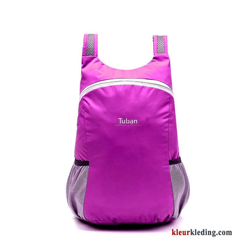 Wandelrugzak Ultra Licht Rugzak Portable Sporttas Purper Dames Outdoor Heren