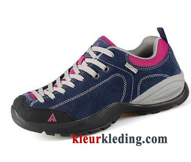 Wandelschoenen Herfst Outdoor Waterdicht Trekking Ademende Mannen Grote Maten Schoenen Heren Blauw