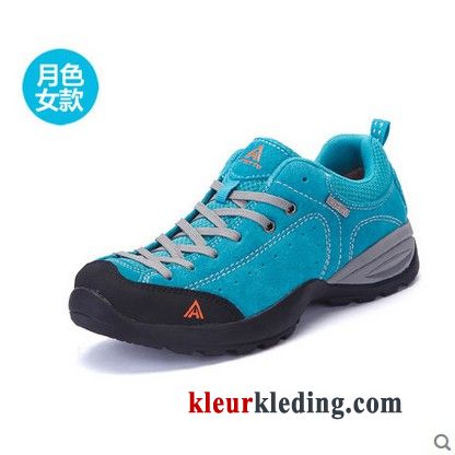 Wandelschoenen Herfst Outdoor Waterdicht Trekking Ademende Mannen Grote Maten Schoenen Heren Blauw