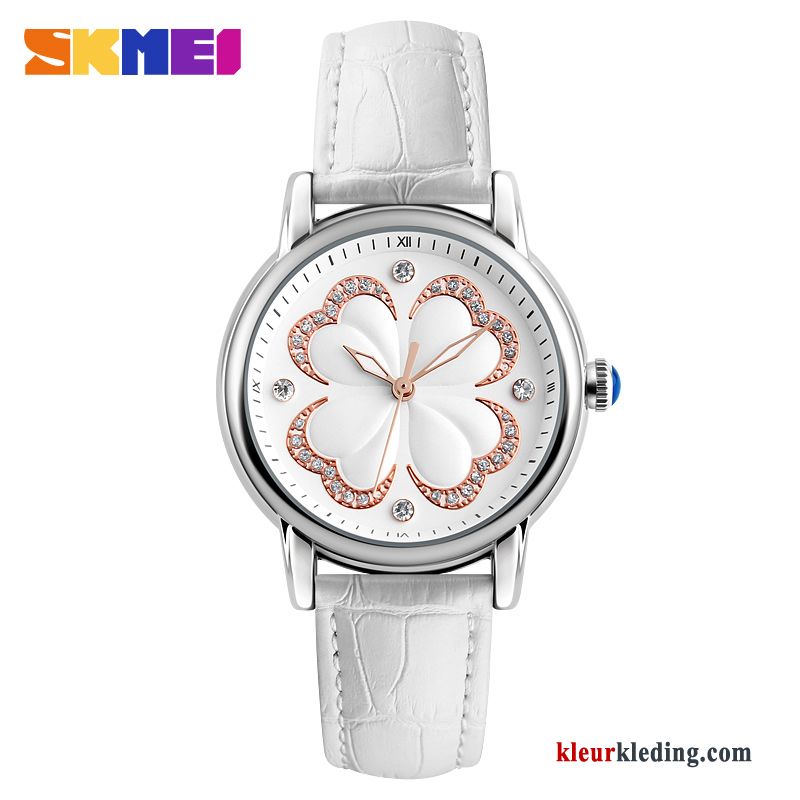 Waterdicht Dames Business Riem Horloge Eenvoudig Mode Strass