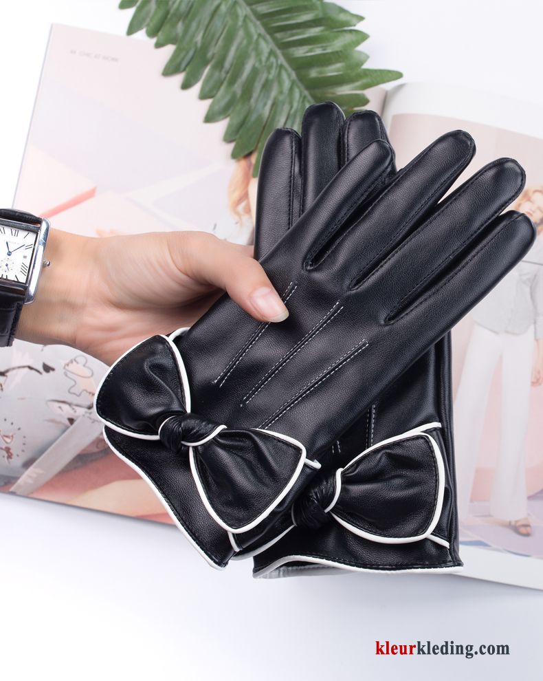 Winddicht Handschoen Touchscreen 2019 Roze Blijf Warm Schattig Pluche Dames