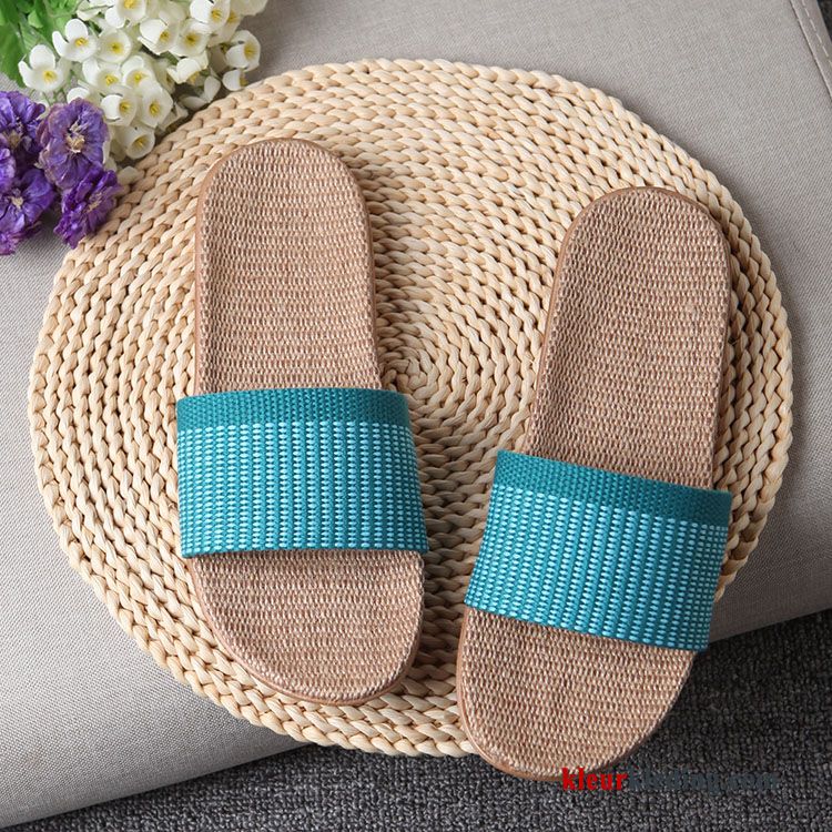 Zomer Plateauzool Kleur Lovers Mannen Pantoffels Slippers Vrouwen Dames