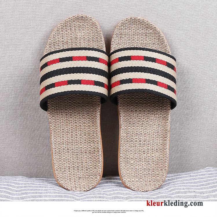 Zomer Plateauzool Kleur Lovers Mannen Pantoffels Slippers Vrouwen Dames