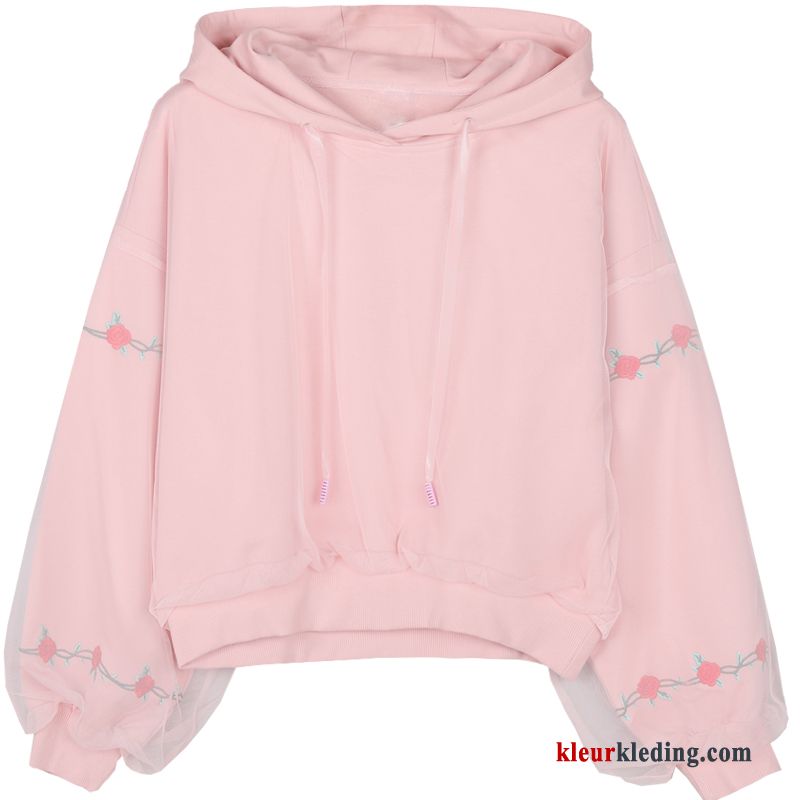 Dames Nieuw Hoodie Jas Losse Dunne Gazen Trend Voorjaar