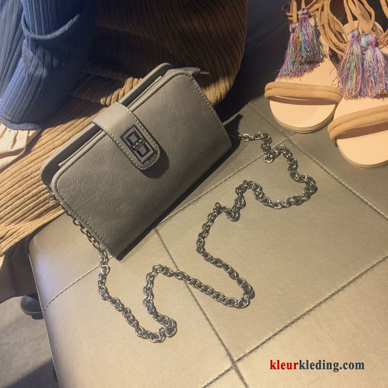 Dames Schoudertas Nieuw Trend Ketting Tas Grijs Zomer Messenger Tas 2018