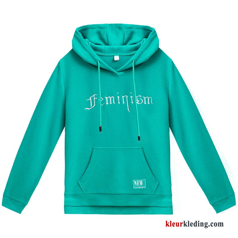 Dunne Dames Voorjaar Losse Mode Hoodie Nieuw Herfst