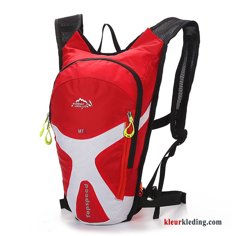 Mountainbike Paardrijden Ultra Licht Heren Rugzak Dames Fiets Tas Rood