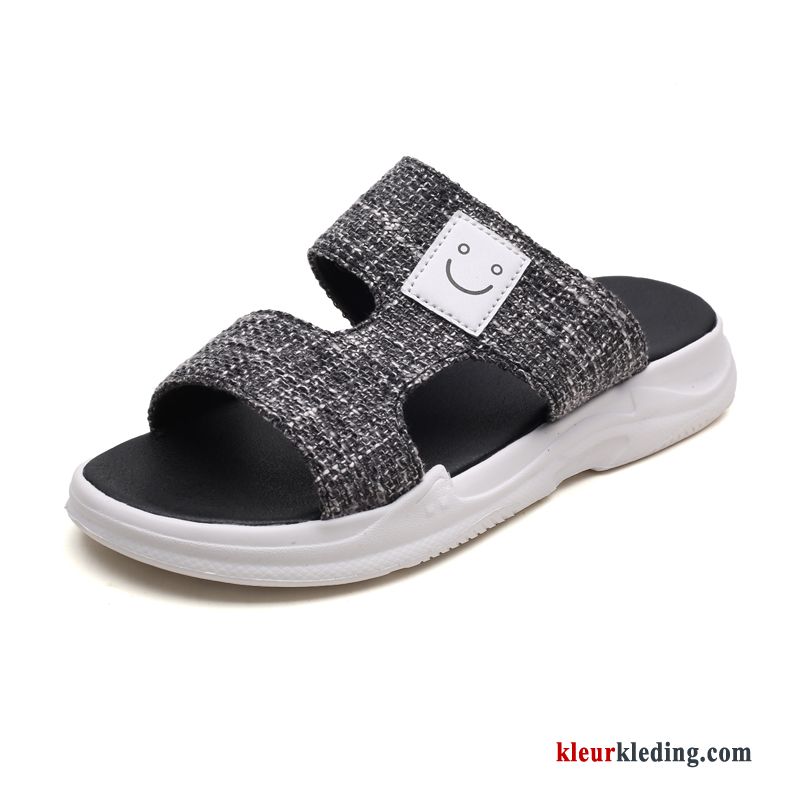 Slipper 2018 Pantoffels Mannen Bovenkleding Sandaal Strand Mode Trend Heren Grijs