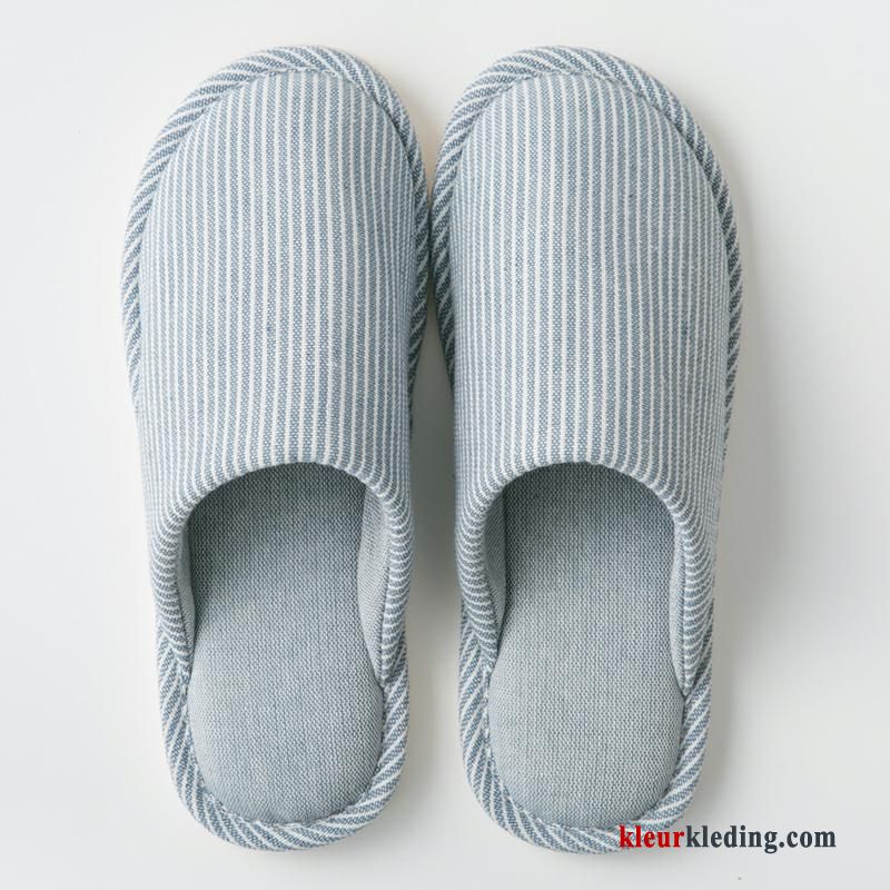 Slipper Zachte Zolen Lovers Antislip Binnen Vrouwen Warm Pantoffels Herfst Heren Grijs