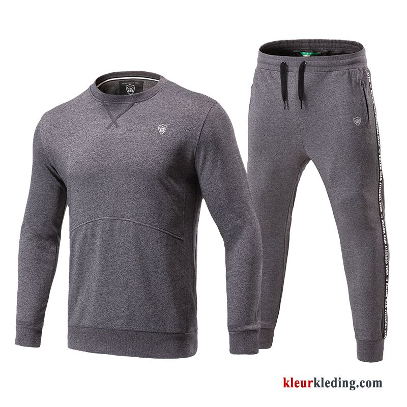 Sportkleding Hoodie Heren Ademende Pak Grote Maten Casual Losse Running