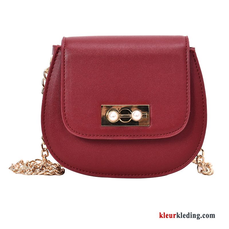 Tas Mini Ketting 2019 Schoudertas Super Messenger Tas Dames Rood