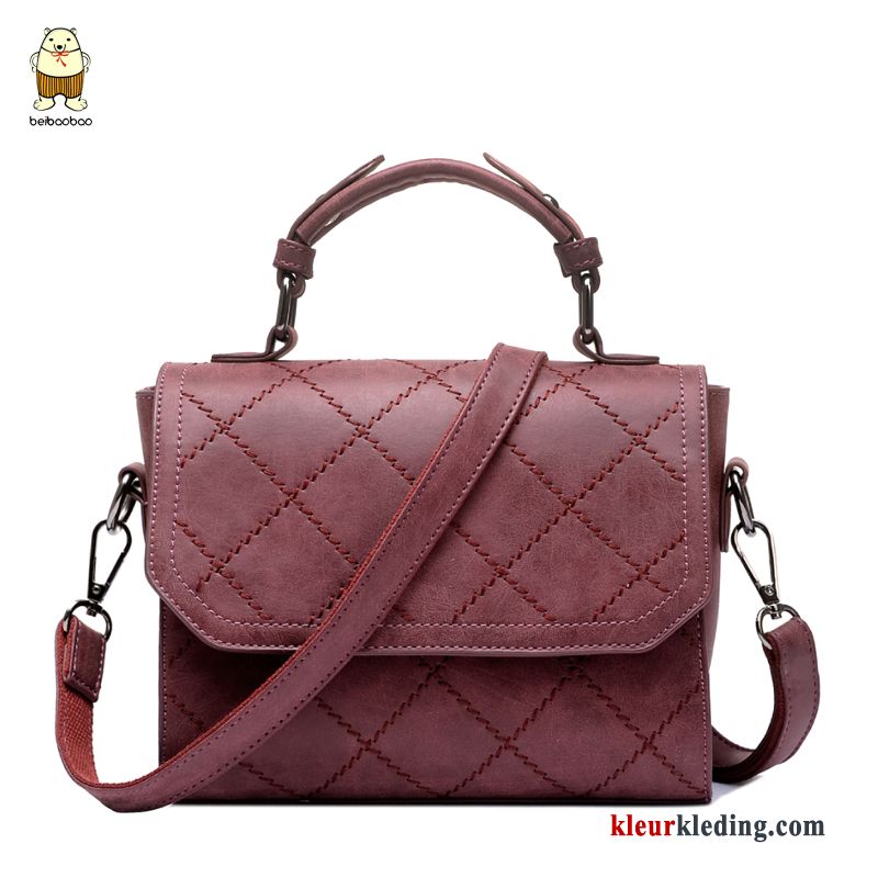 Trend Alle Wedstrijden 2018 Nieuw Dames Herfst Schoudertas Mini Rood