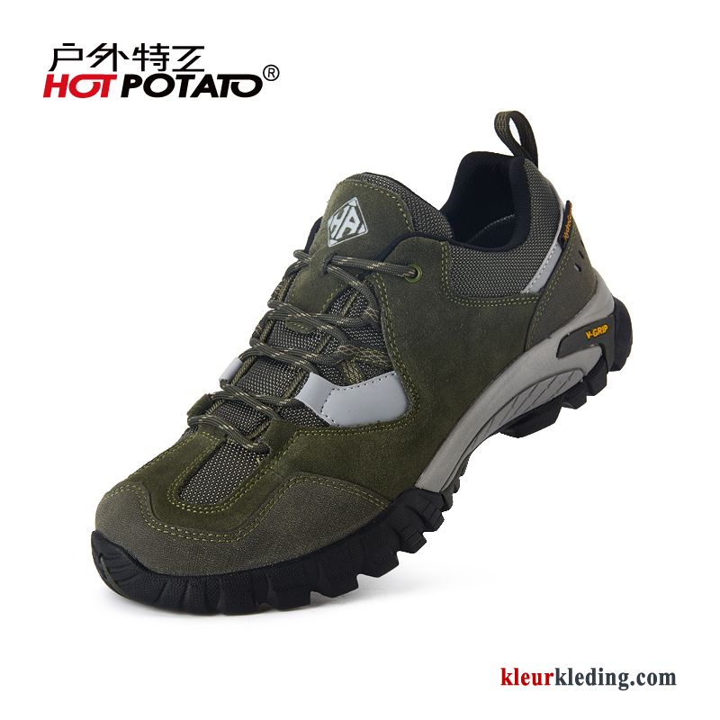 Wandelschoenen Antislip Mannen Lovers Outdoor Trekking Winter Waterdicht Heren Groen