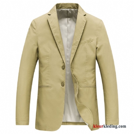 Blazer Jasje Jurk Wolf Heren Nieuw Mannelijk Khaki Casual