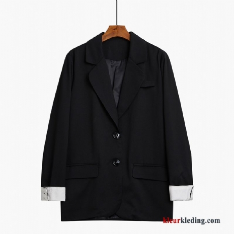 Blazer Losse Brits Pak Jasje Mini Herfst Voorjaar Dunne Casual Dames