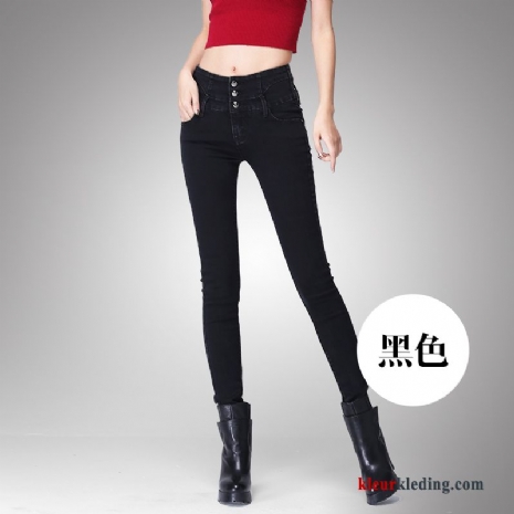 Broek Nieuw Zwart Hoge Taille 2018 Plus Kasjmier Mini Spijkerbroek Jeans Dames