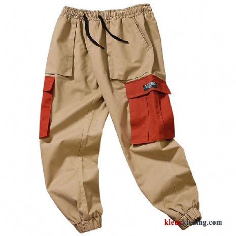 Cargo Broek Herfst Nieuw Broek Sport Trend Heren Khaki Losse