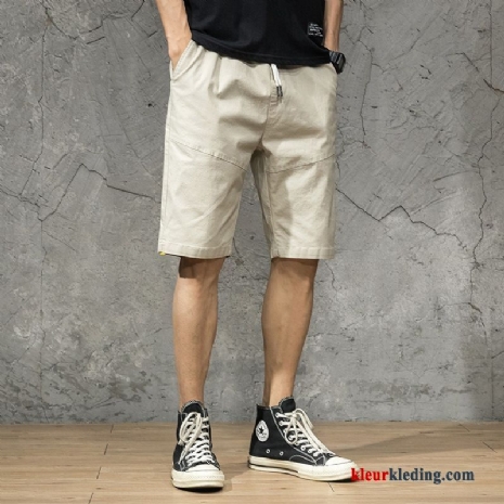 Casual Mannelijk Dunne Khaki Heren Korte Broek Zomer Trend