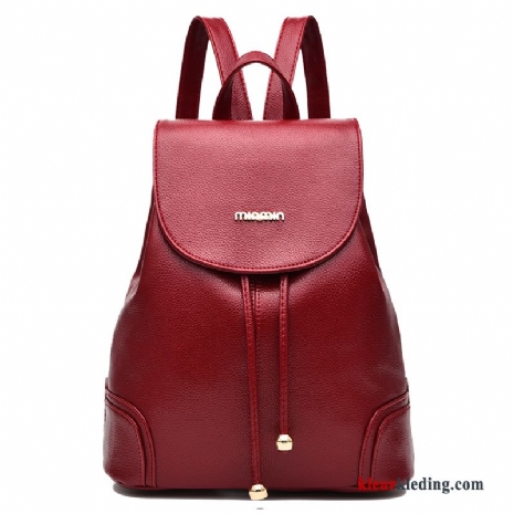 Dame Nieuw Rugzak Zoet Dames Casual Tas Reizen Rood