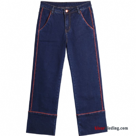 Dames Hoge Taille Plus Kasjmier Nieuw Losse Spijkerbroek Jeans Herfst Winter