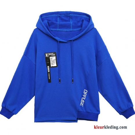 Dames Hoodie Losse Voorjaar Dunne Jas Onregelmatig Trend Vet Lange Mouwen