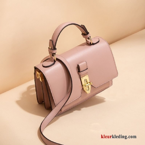Dames Messenger Tas Roze Handtas Casual Vintage Nieuw Mini Elegante Rood