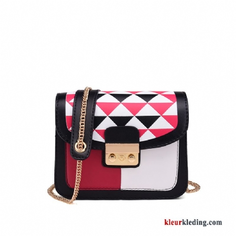 Dames Messenger Tas Zomer Kleur Alle Wedstrijden Ketting Schoudertas Mini