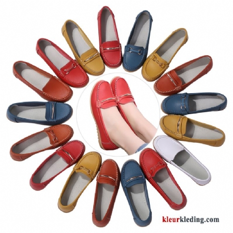 Dames Mocassins Bootschoenen Kleur Vrouwen 2018 Herfst Textiel Platte Schoenen Casual