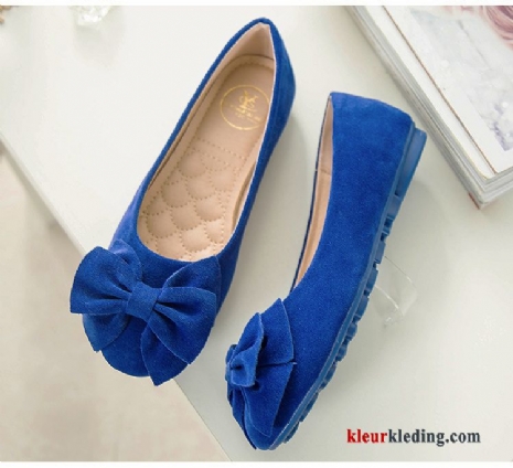 Dames Mocassins Zachte Zolen Bootschoenen Platte Zool Zomer Ronde Kop Vrouwen 2018 Schrobben Rood Blauw Roze Zwart