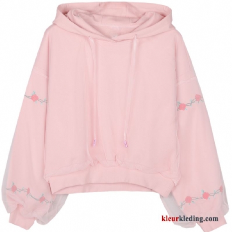 Dames Nieuw Hoodie Jas Losse Dunne Gazen Trend Voorjaar