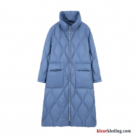 Dames Persoonlijk Lang Mode Donsjack Comfortabele Winter Trend Elegante