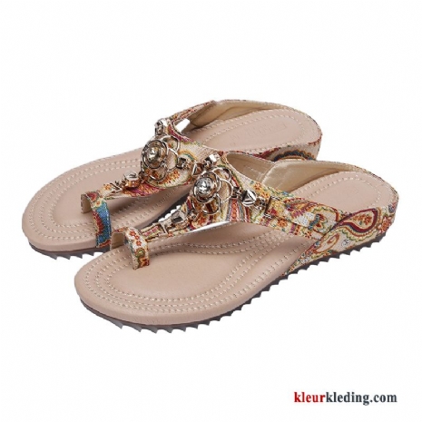 Dames Slipper Antislip Zomer Zwangerschap Bovenkleding Plat Alle Wedstrijden Vrouwen Schoenen Rood