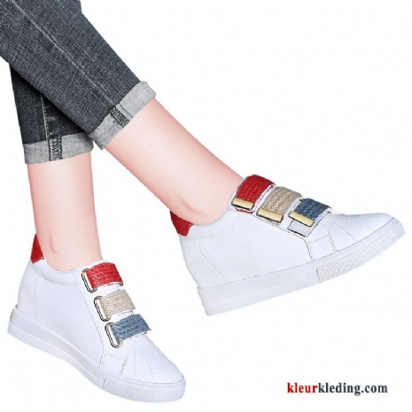 Dames Sportschoenen Voorjaar Schoenen Sleehak Alle Wedstrijden Vrouwen Trend Casual Sport Rood Wit