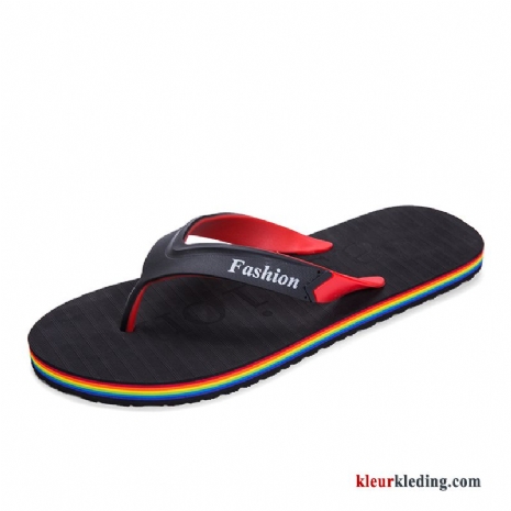 Flip Flops Pantoffels Trend Strand Zomer Antislip Mannen Casual Bovenkleding Heren Zwart