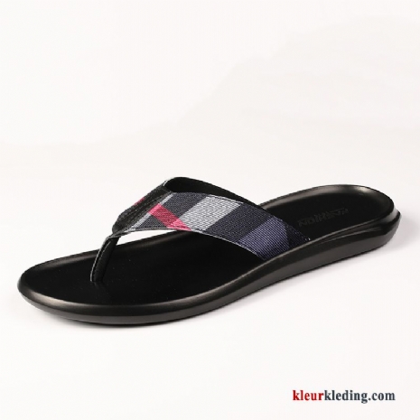 Flip Flops Persoonlijk Pantoffels Strand Outdoor Zomer Schoenen Slipper Trend Heren Zwart