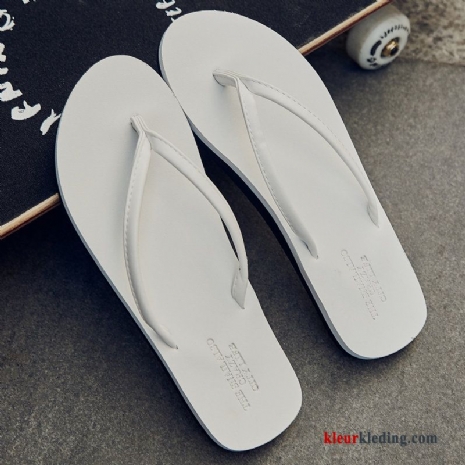 Flip Flops Trend Mode Zomer Bovenkleding Persoonlijk Pantoffels Mannen Slipper Heren Wit
