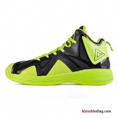 Fluo Laars Slijtvastheid Sport Basketbalschoenen Antislip Mannen Heren Groen