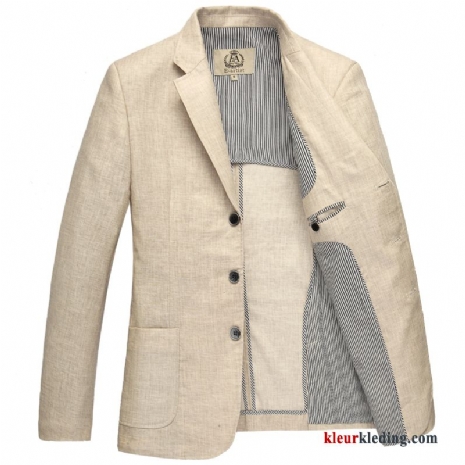 Grote Maten Bedrijf Jas Heren Blazer Pak Casual Slim Fit