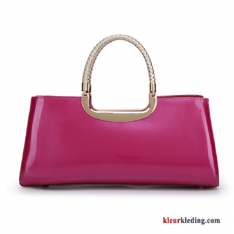 Handtas Dames Trend Vintage Bruid Banket Leren Handschoenen Huwelijk Tas Rood