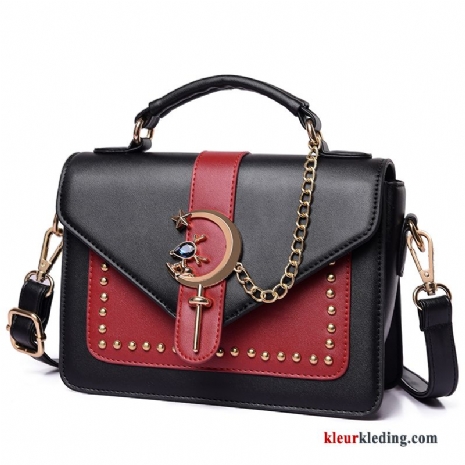 Handtas Tas Messenger Tas Trend Mode Schoudertas Nieuw Mini Dames Zwart