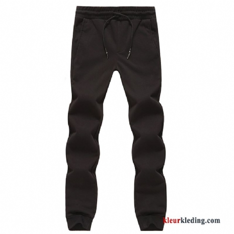 Heren 2018 Sport Casual Broek Mannelijk Zwart Slim Fit Strak Nieuw