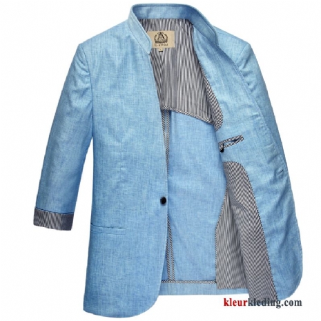 Heren Blazer 2018 Grote Maten Casual Pak Slim Fit Jas Zomer