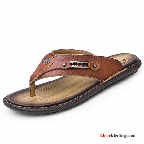 Heren Flip Flops Bovenkleding Mode Mannen Strand Pantoffels Zomer Outdoor Sandaal